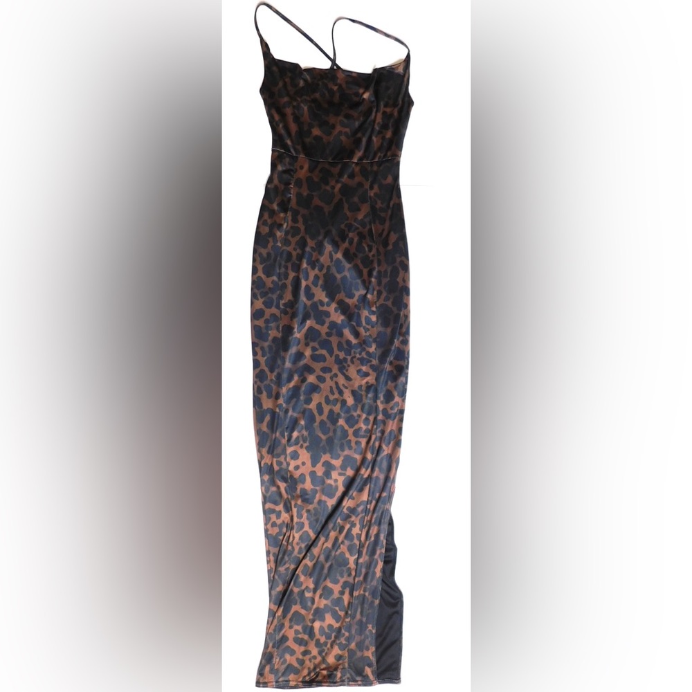 Cheetah Full Length Dress (Size 2) - Picture 2 of 7
